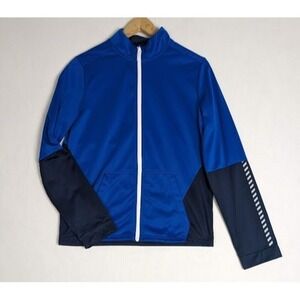 Athletic‎ Boys Full Zip Long Sleeve Jacket Size XXL 18  Navy Activewear Top
